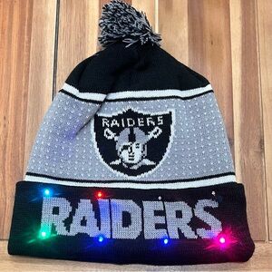 Raiders logo beanie